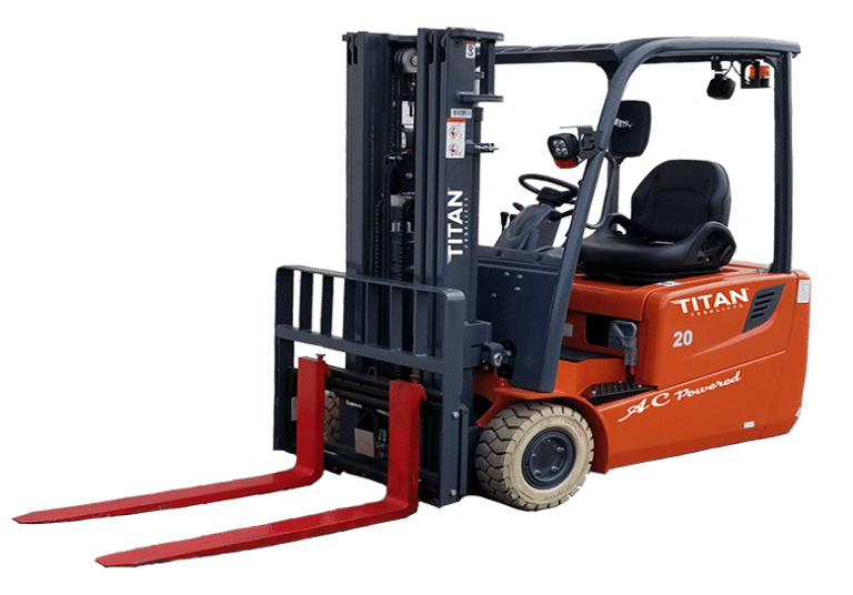 Buy Warehouse Narrow Aisle Forklift 3-Wheel Electric 