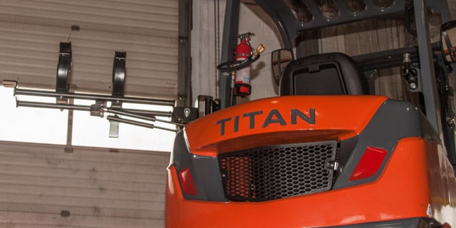 Titan Forklift LPG Bracket Up