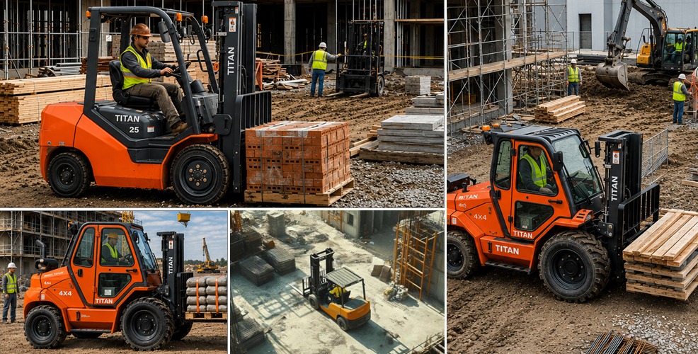 forklifts for construction trade