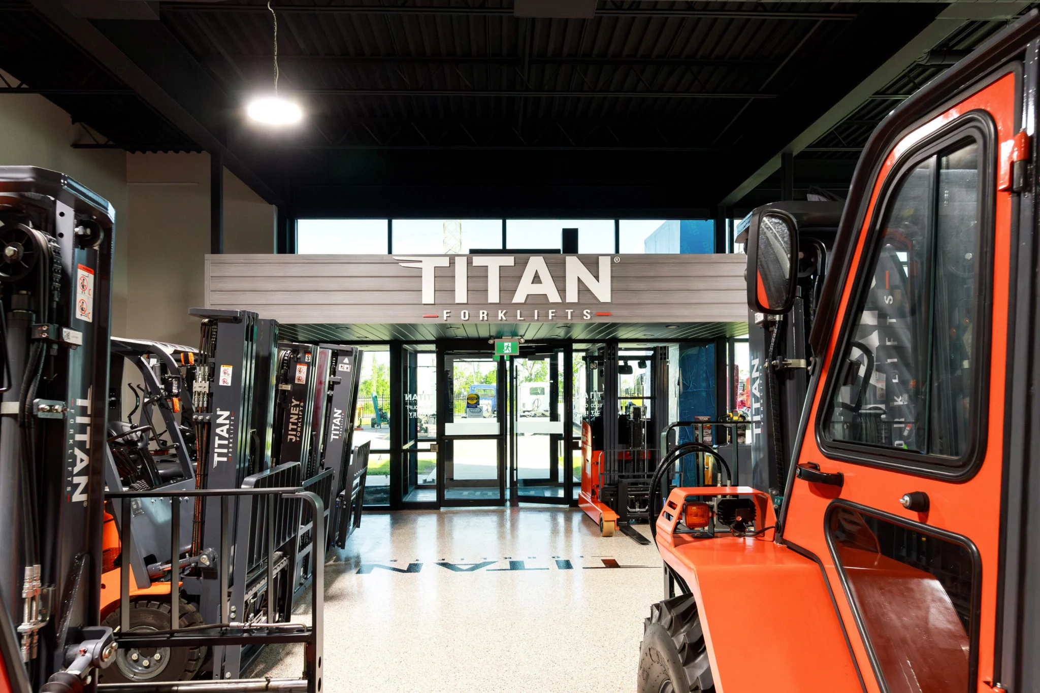 Titan Forklifts Showroom